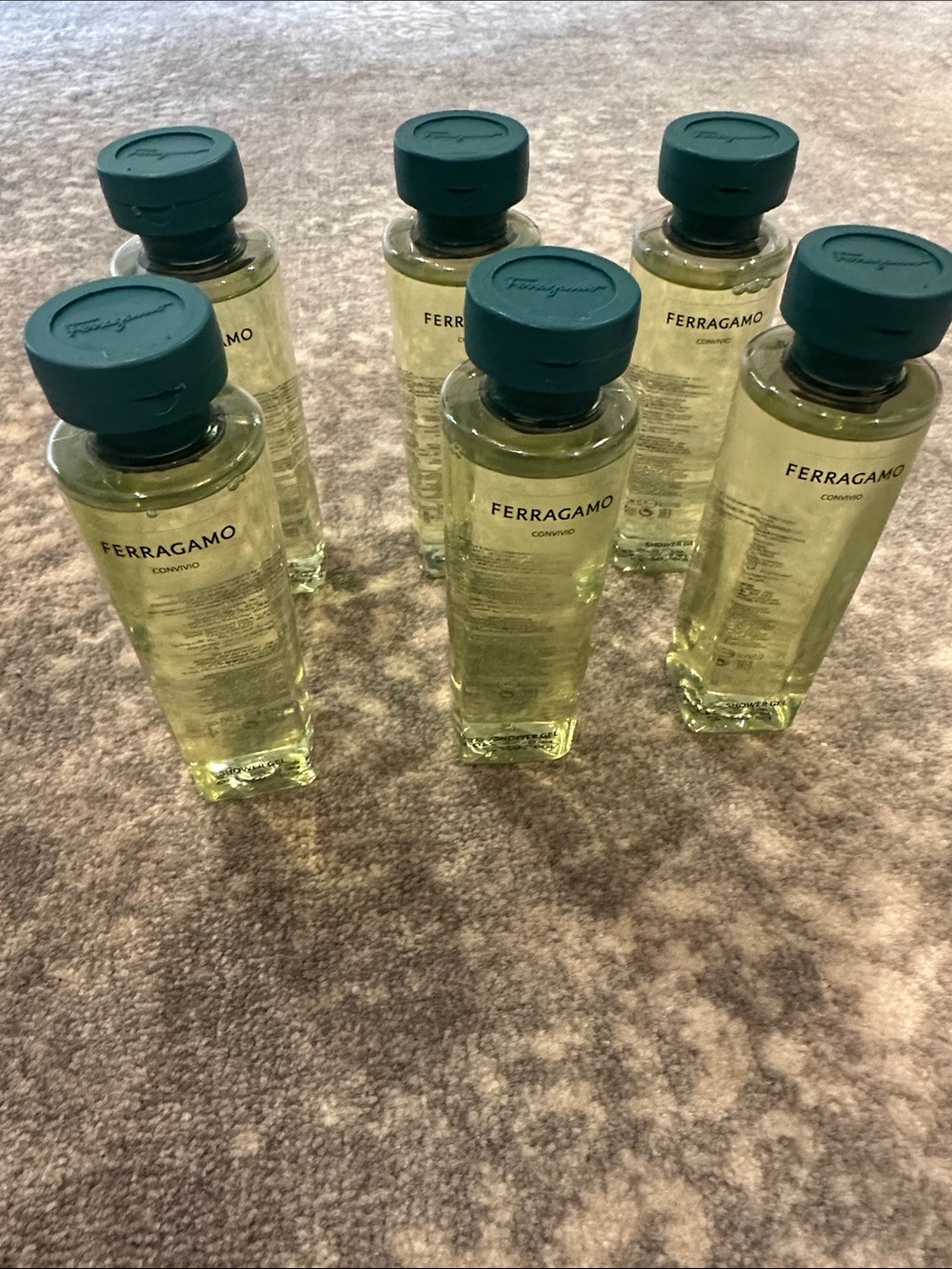 FERRAGAMO SHOWER GEL 6 BOTTLES 2.9 OZ